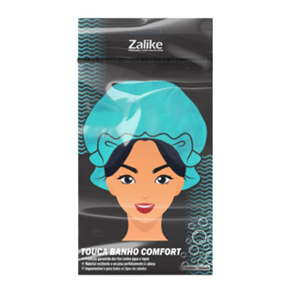 Touca de Banho Comfort Zalike Impermeável Proteção Cabelos Vapor Água Ajuste Confortável em Oferta na Shopee