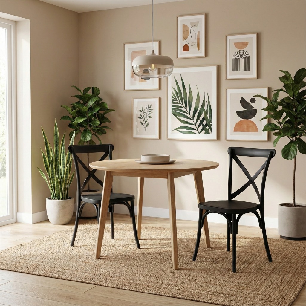 Conjunto 2 Cadeiras Paris Katrina Cross La Mobilia em Oferta na Shopee