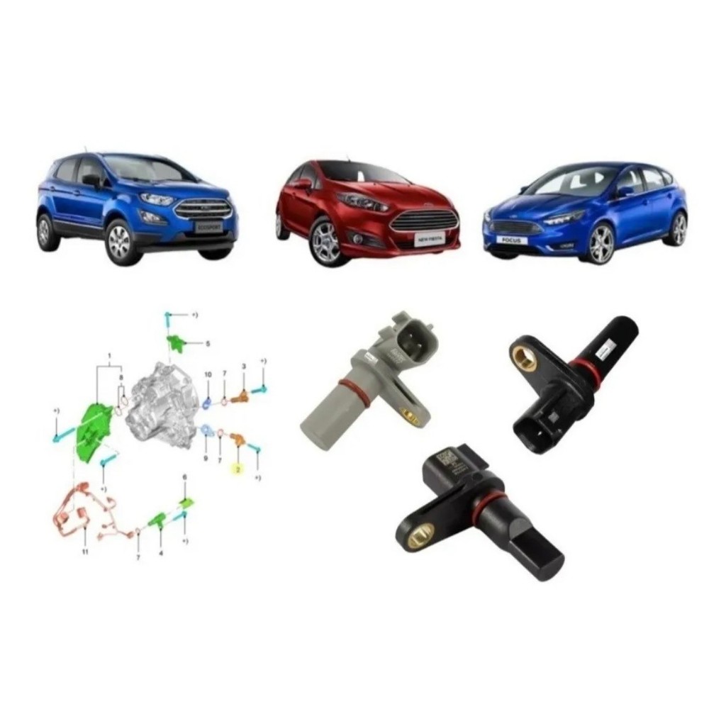 KIT SENSOR DE VELOCIDADE DA CAIXA POWERSHIFT FOCUS 2013 A 30 02