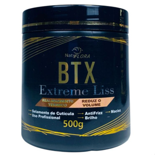 Btx Extreme Liss Capilar Redução do Volume e Realinhamento dos Fios Zero Formol 500g NatyFlora em Oferta na Shopee