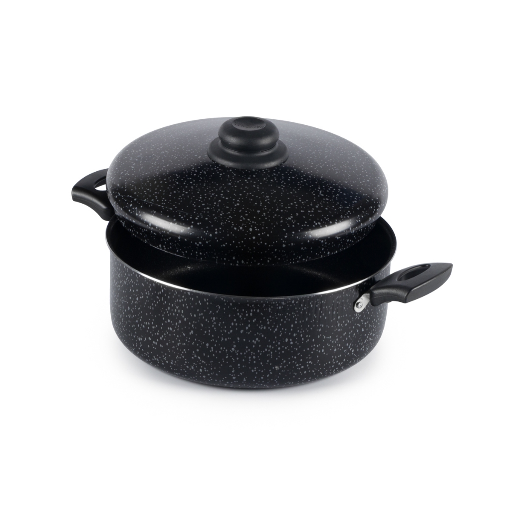 Caçarola Antiaderente Com Tampa 20Cm 2L Preto Nacional em Oferta na Shopee