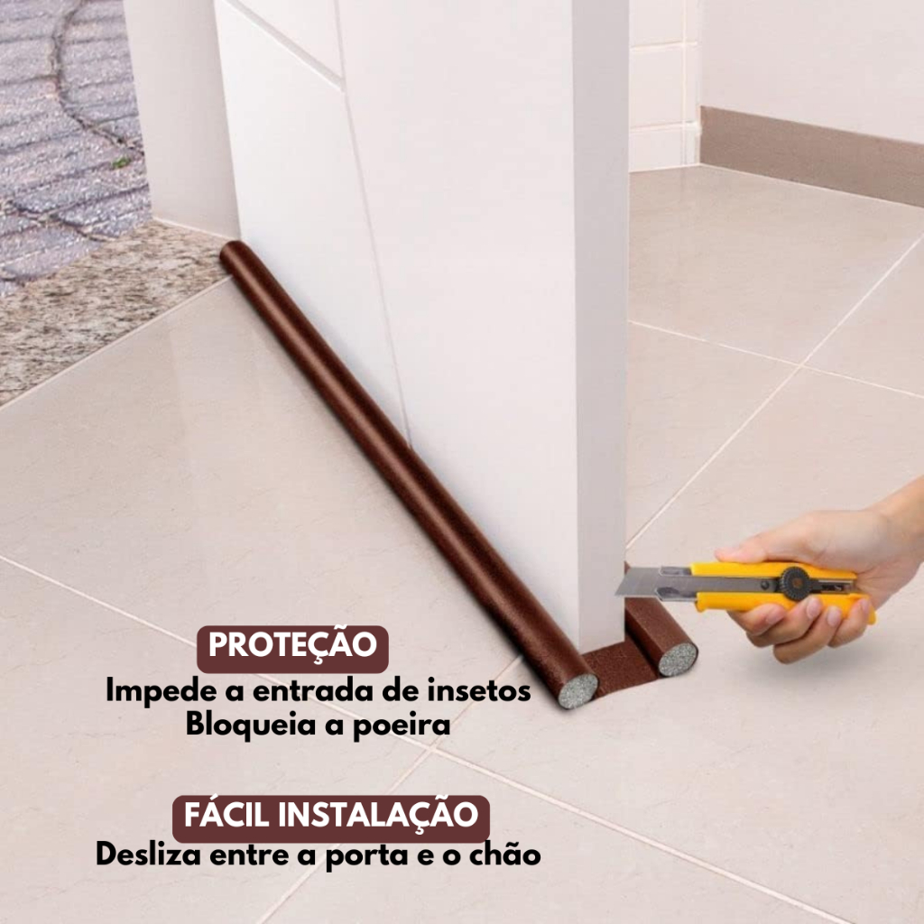 Veda Porta Protetor P Casa Ajustável Sem Costura Contra Inseto Impermeável 90cm Cinza Preto Marrom em Oferta na Shopee