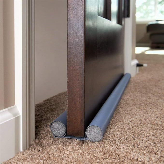 Protetor Veda Porta Para Casa Escritório Ajustável Sem Costura Contra Inseto Impermeável 90cm Cinza em Oferta na Shopee