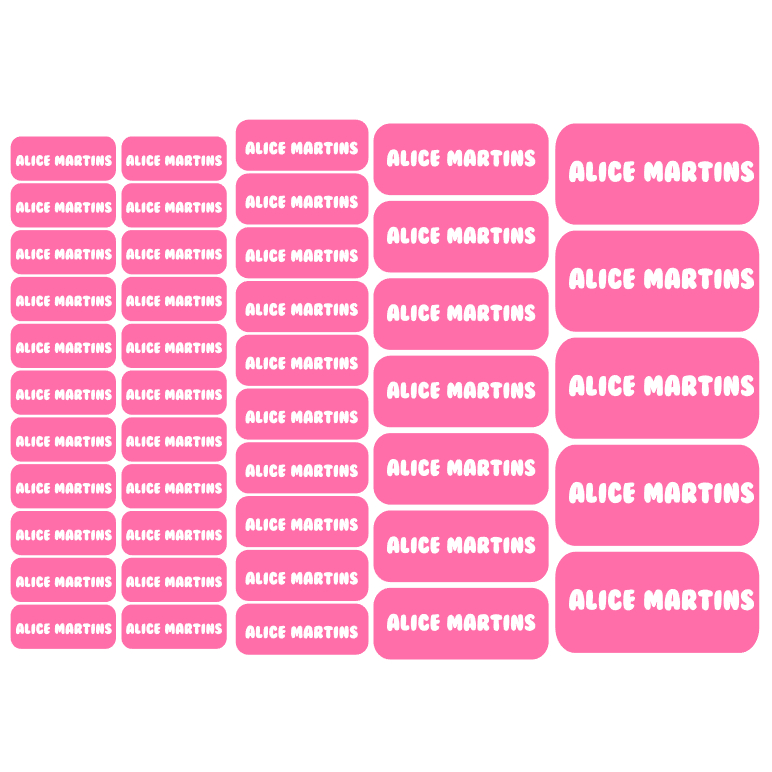 Kit com 88 etiquetas adesivas para material escolar em Oferta na Shopee