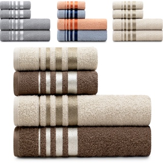 Jogo de Toalhas de Algodão 4 Peças Banho e Rosto Karsten - Emcompre em Oferta na Shopee