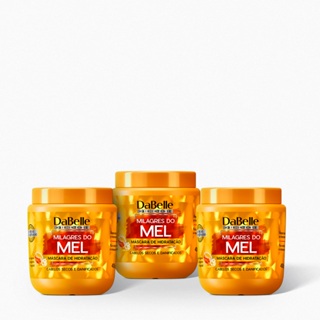 Combo Milagres do Mel 3 Máscaras de 400g Dabelle Hair em Oferta na Shopee