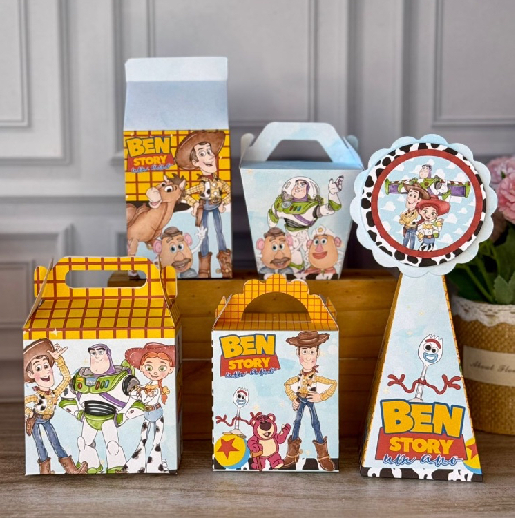 Toy Story Personalizados Pegue e Monte lembrancinhas festa infantil - lembrancinha - caixinha personalizada - festa