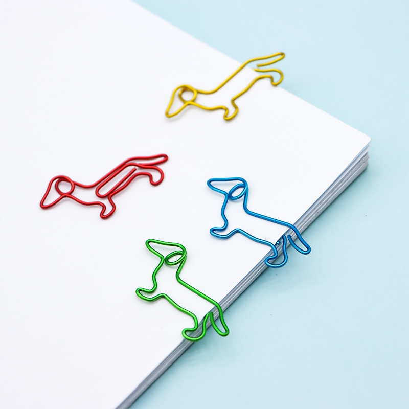 CLIPE DE PAPEL - BASSET DACHSHUND - PACOTE C/ 20 PEÇAS  KIT em Oferta na Shopee