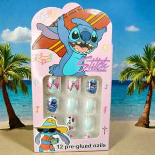 Unha Postiça + Adesivo unhas decoradas Anime Lilo Stich unha para meninas em Oferta na Shopee