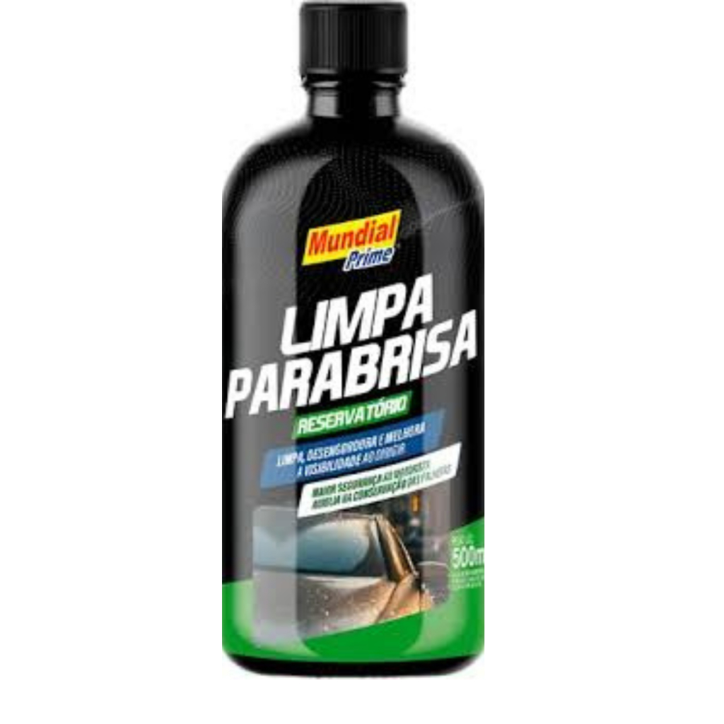 Limpa Vidro Para-brisa Mundial 500ml Automotivo Ecológico