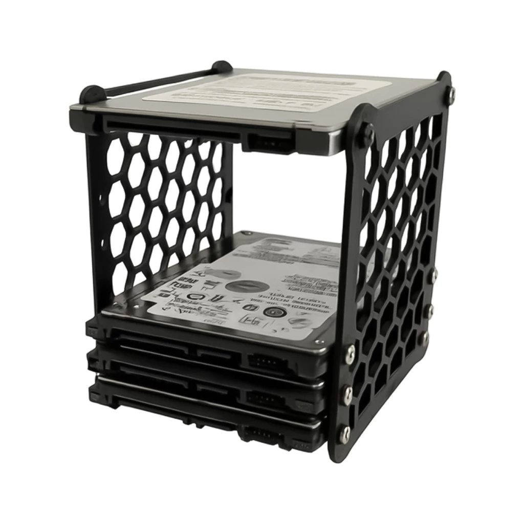 Suporte Rack Vertical até 8 HDs ou SSDs 2.5 Caddy