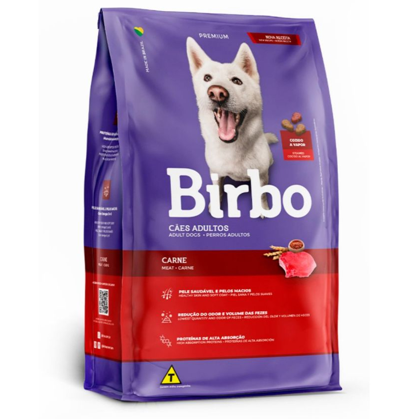Ração Birbo para cão todas as raças DE CARNE 15kg E 30KG