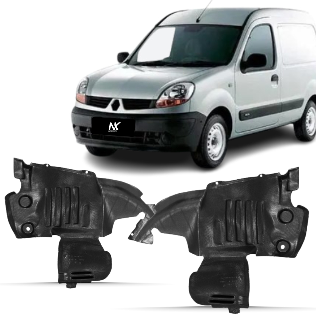 Par/UN Parabarro Dianteiro Dianteiro Kangoo 1998 1999 00 á 2008 PARABARRO ASA URUBU MORCEGAO FORRO RODA BATE PEDRA
