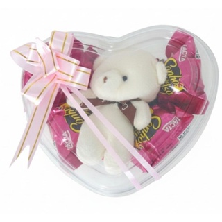 kit lembrancinha com  chocolate com ursinho Chaveiro, embalagem tamanho 16x15x4cm,. em Oferta na Shopee