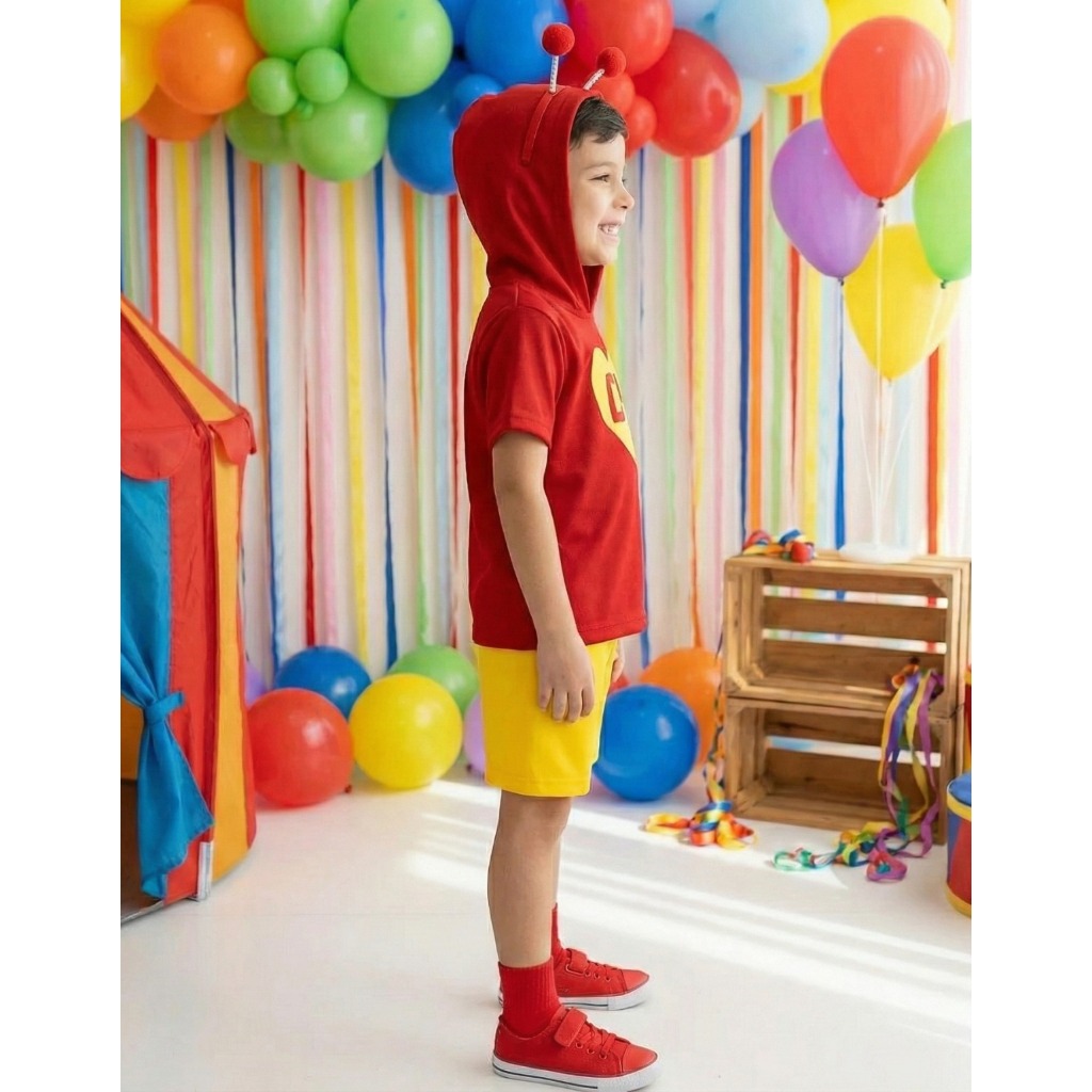 Fantasia Infantil Chapolin Colorado – Cosplay Completo — imagem 2 de 2