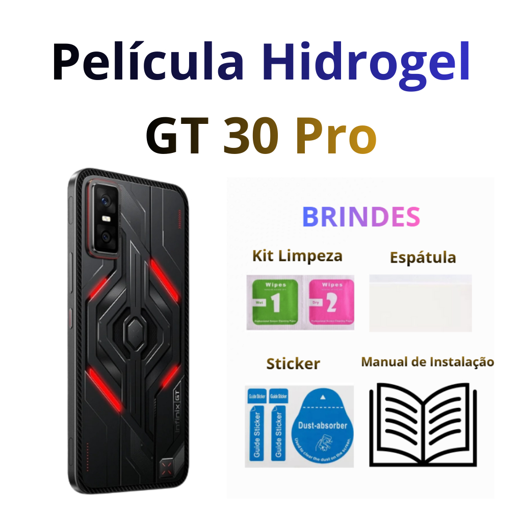 Película Hidrogel Infinix GT 30 Pro - ESCOLHA HD ou PRIVACIDADE | Ler descrição em Oferta na Shopee