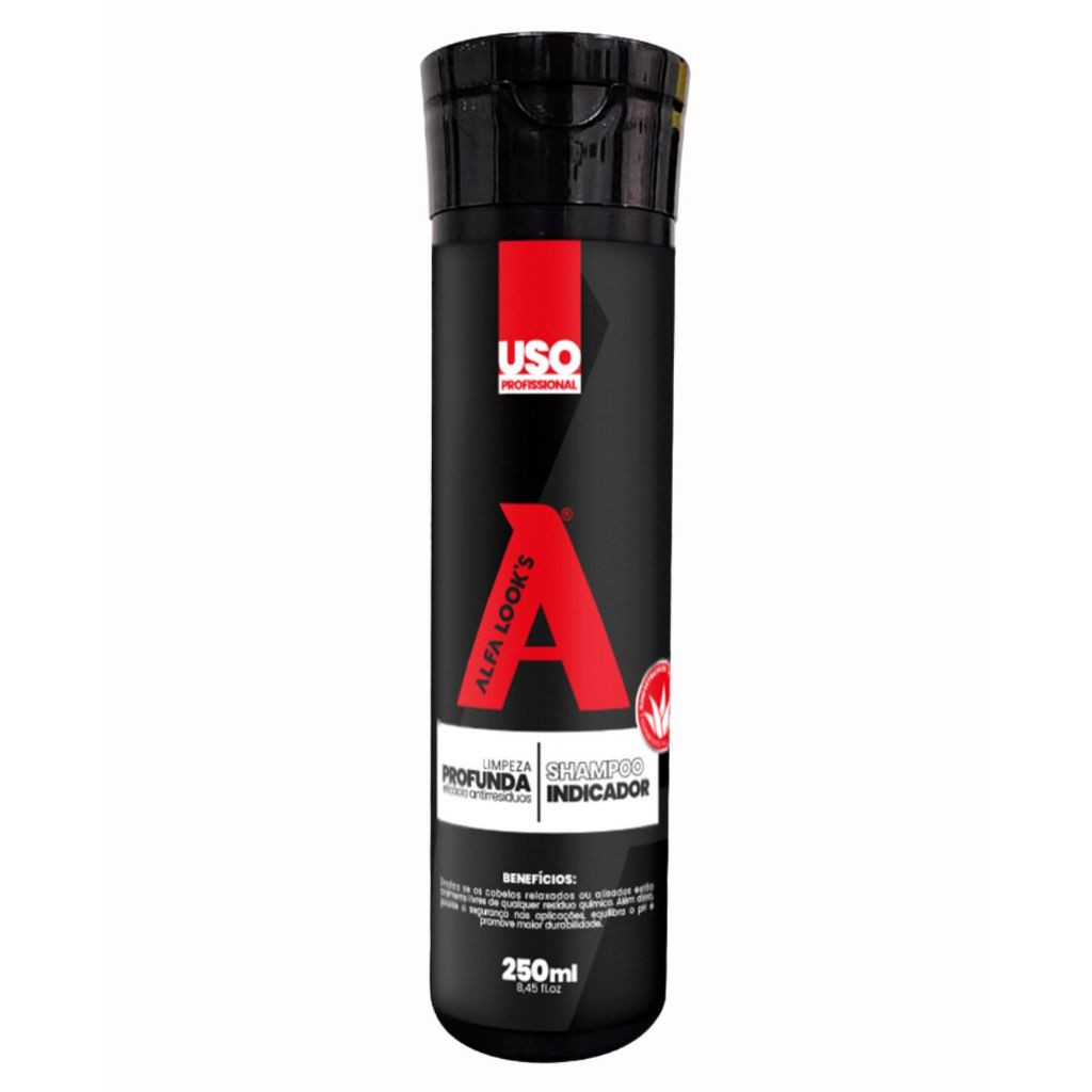 SHAMPOO INDICADOR PÓS ALISAMENTO ALFA LOOK'S 250G