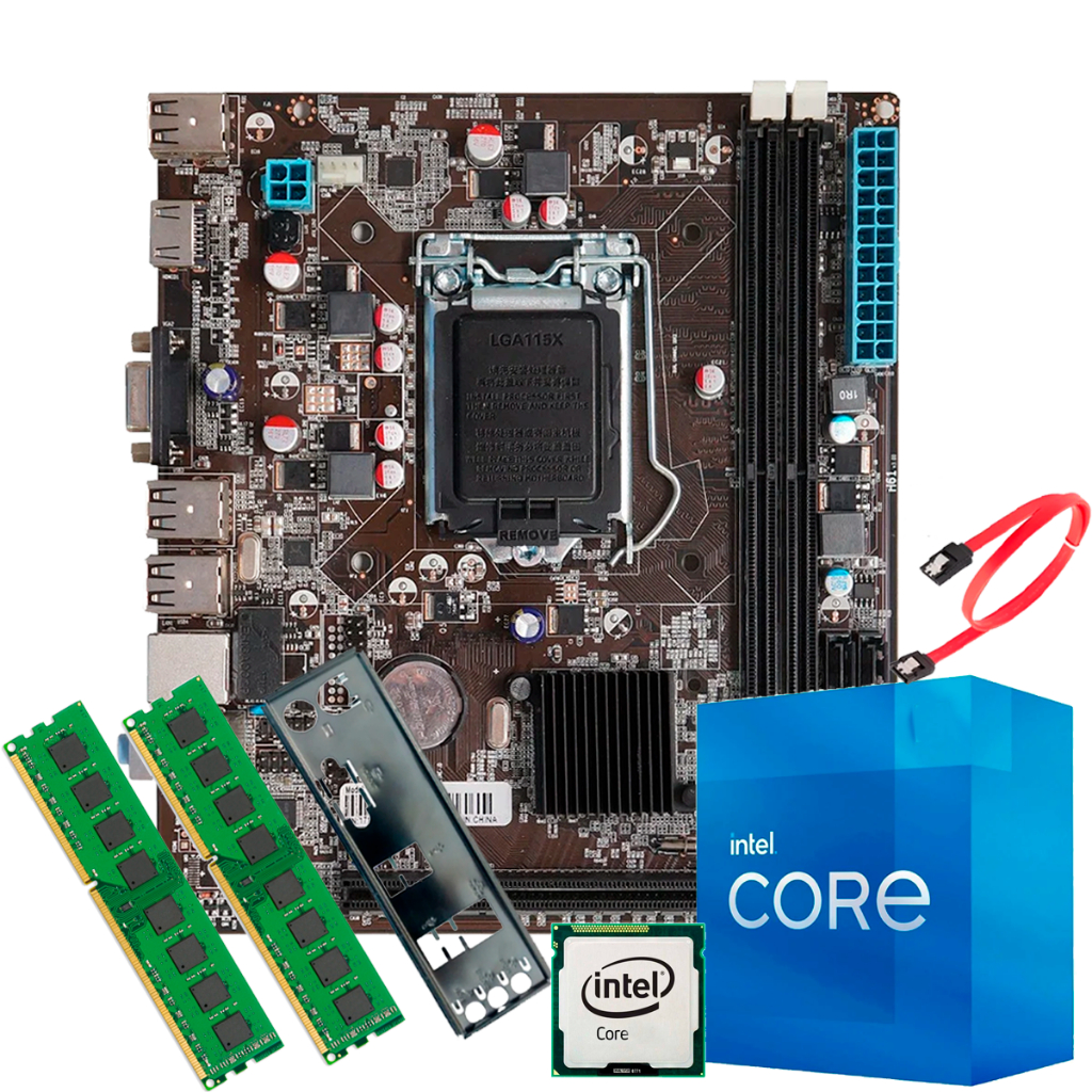 Kit Pl Mãe H61 + Processador I7 2600 + Memória ddr3 16gb