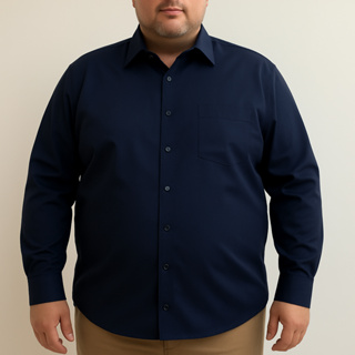 Camisa Social Plus Size Tamanho Especial - Não Amassa em Oferta na Shopee