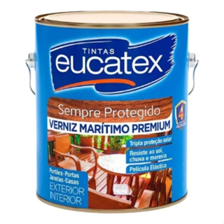 Verniz Marítimo Natural Premium Brilhante Eucatex 3,6L em Oferta na Shopee