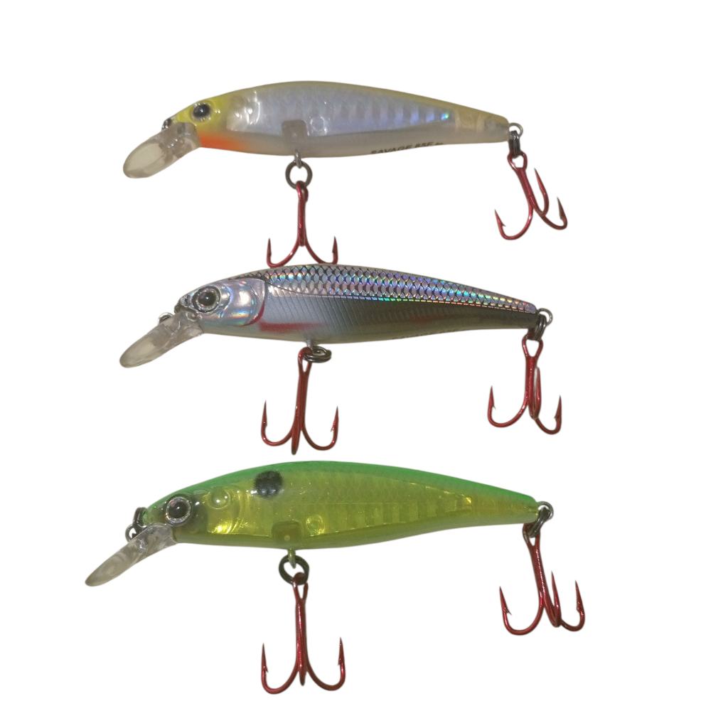 Isca De Pesca Artificial Marine Sports Savage Meia Agua Flutuante Especial Para Robalos Traíras etc