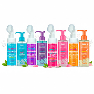 Kit Combo Cuidados Facial Com Mousse e Gel de Limpeza de Pele  Lovely Face Beautiful em Oferta na Shopee