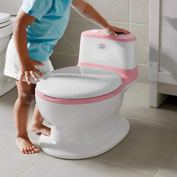 Troninho Privada Simulador Assento Acolchoado Descarga Pinico Infantil idade Desfralde  ref: MK1340 em Oferta na Shopee