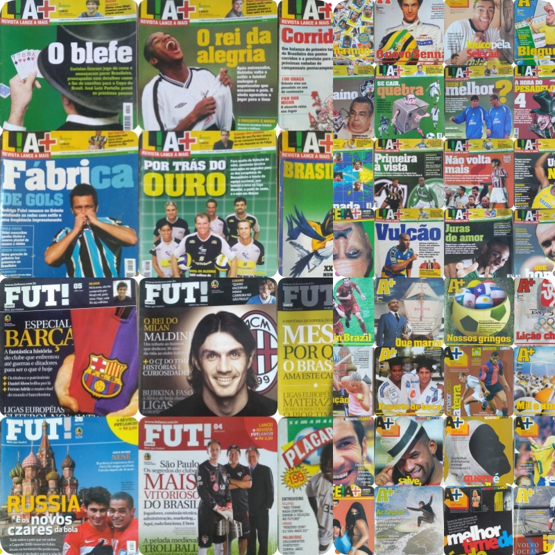 REVISTA: FUTEBOL - LANCE - Coleção [Venda Por Unidade ou Lote]