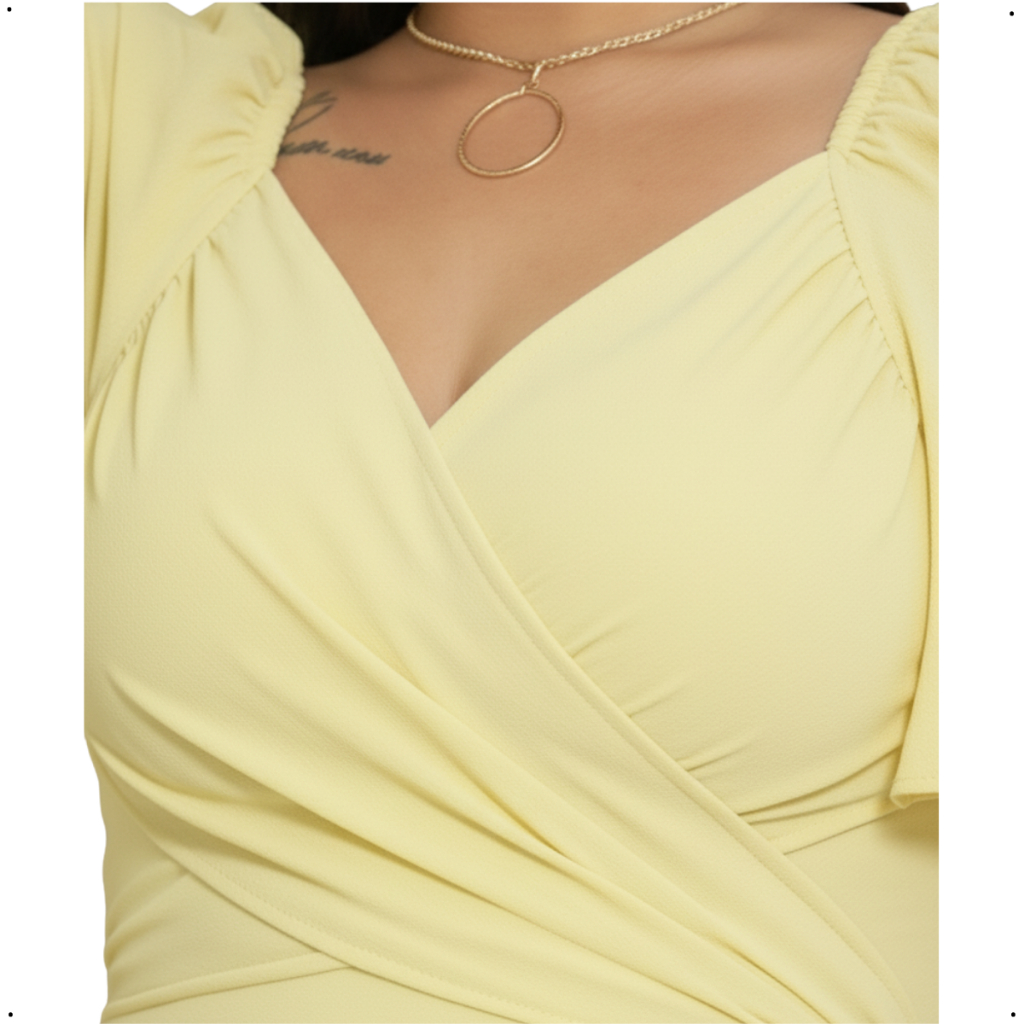 Vestido Feminino Longo 3 Maria Plus Size Manga Curta Verão Casual Evangélico Elegante Modesto Social — imagem 2 de 2
