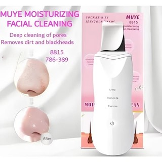 Aparelho de Peeling Esfoliante Ultrassônico Limpeza Facial Profunda Remoção de Cravos Antirrugas