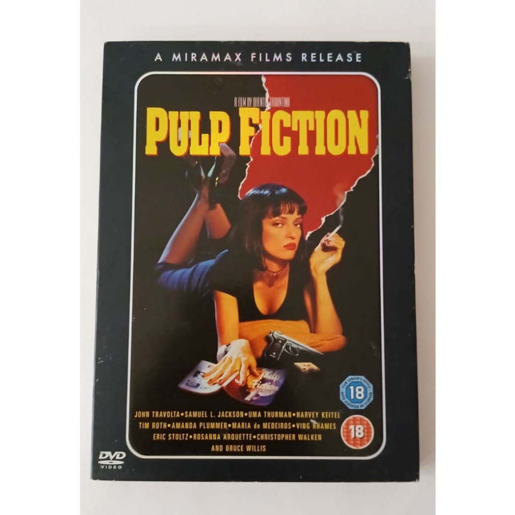 PULP FICTION DVD REINO UNIDO* ORIGINAL LACRADO