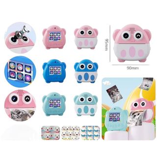 Câmera De Impressão Instantânea Para Crianças Mini Impressora Fotográfica Digital Infantil