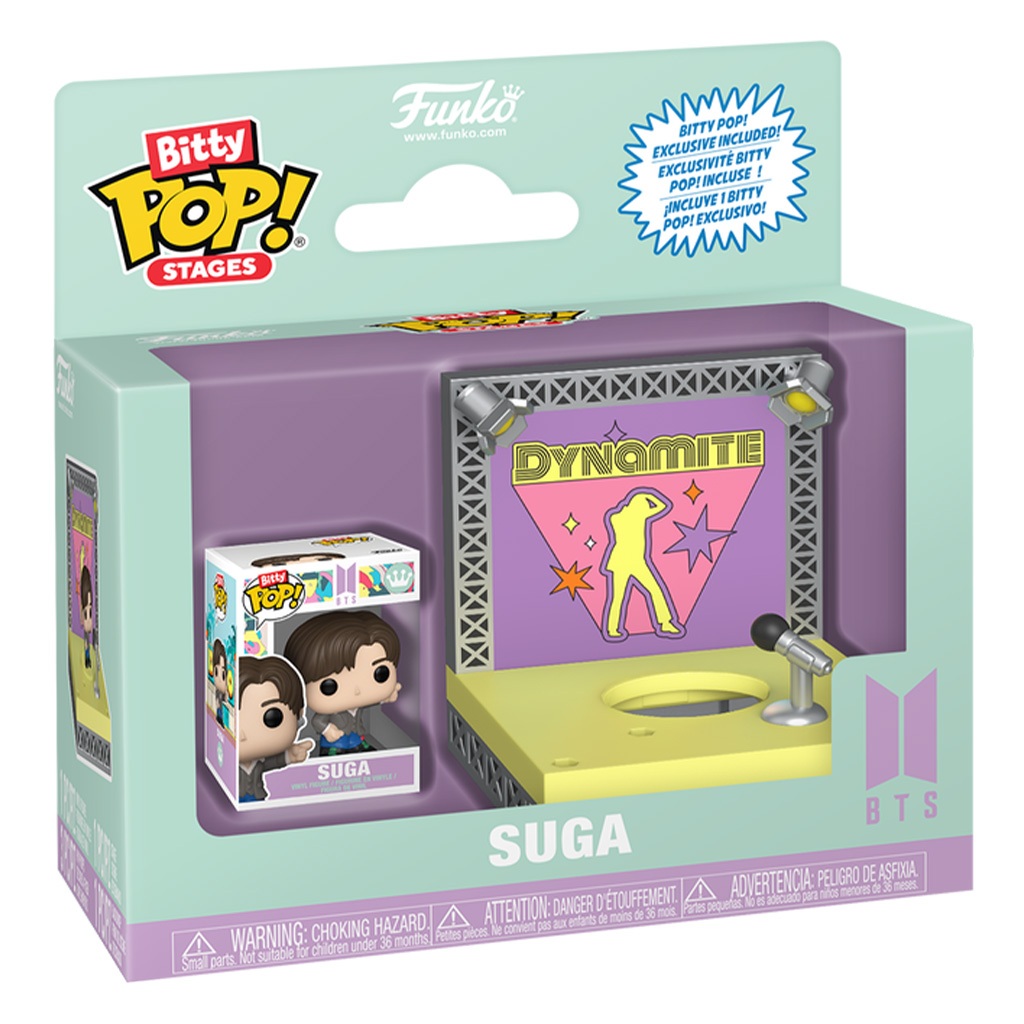 FUNKO BITTY POP *STAGES* BTS SUGA 86740 NOVO ORIGINAL em Oferta na Shopee