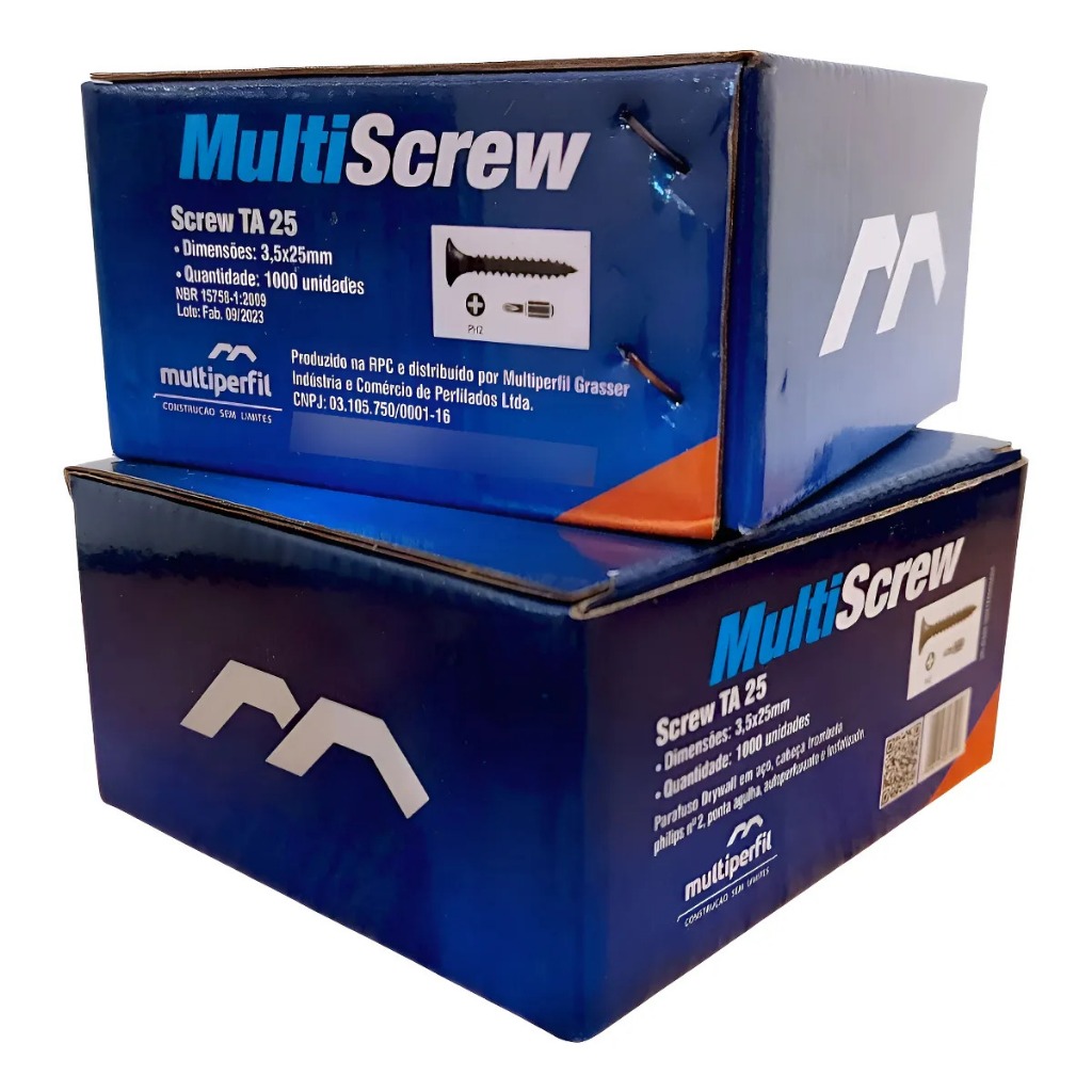 PARAFUSO GN25 PHILIPS PONTA AGULHA P/ CHAPAS DRYWALL,MDF, MADEIRA, GALVONIZADO CX 1000 MIL UNIDADES.