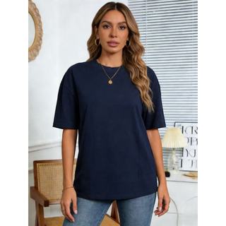 Camiseta Algodão Plus Size Unissex Confortável Estilo Casual para Todos