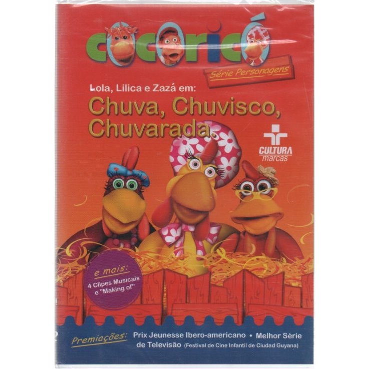 Dvd Cocoricó - Chuva, Chuvisco, Chuvarada