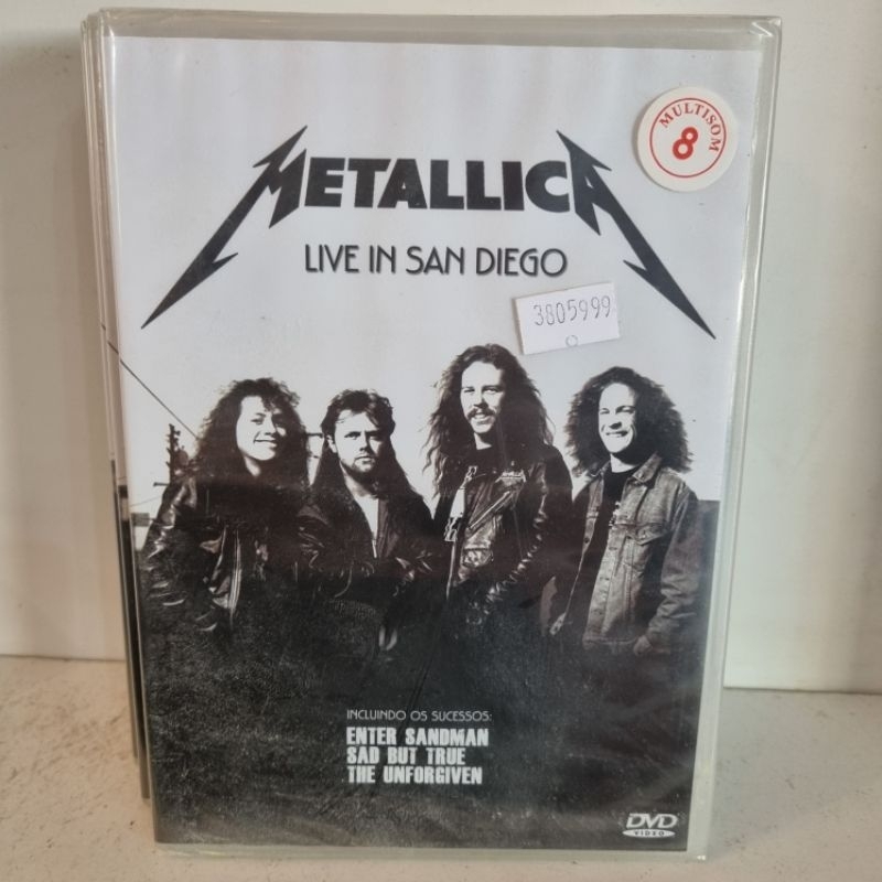 Dvd Original Lacrado - Metallica: Live in San Diego