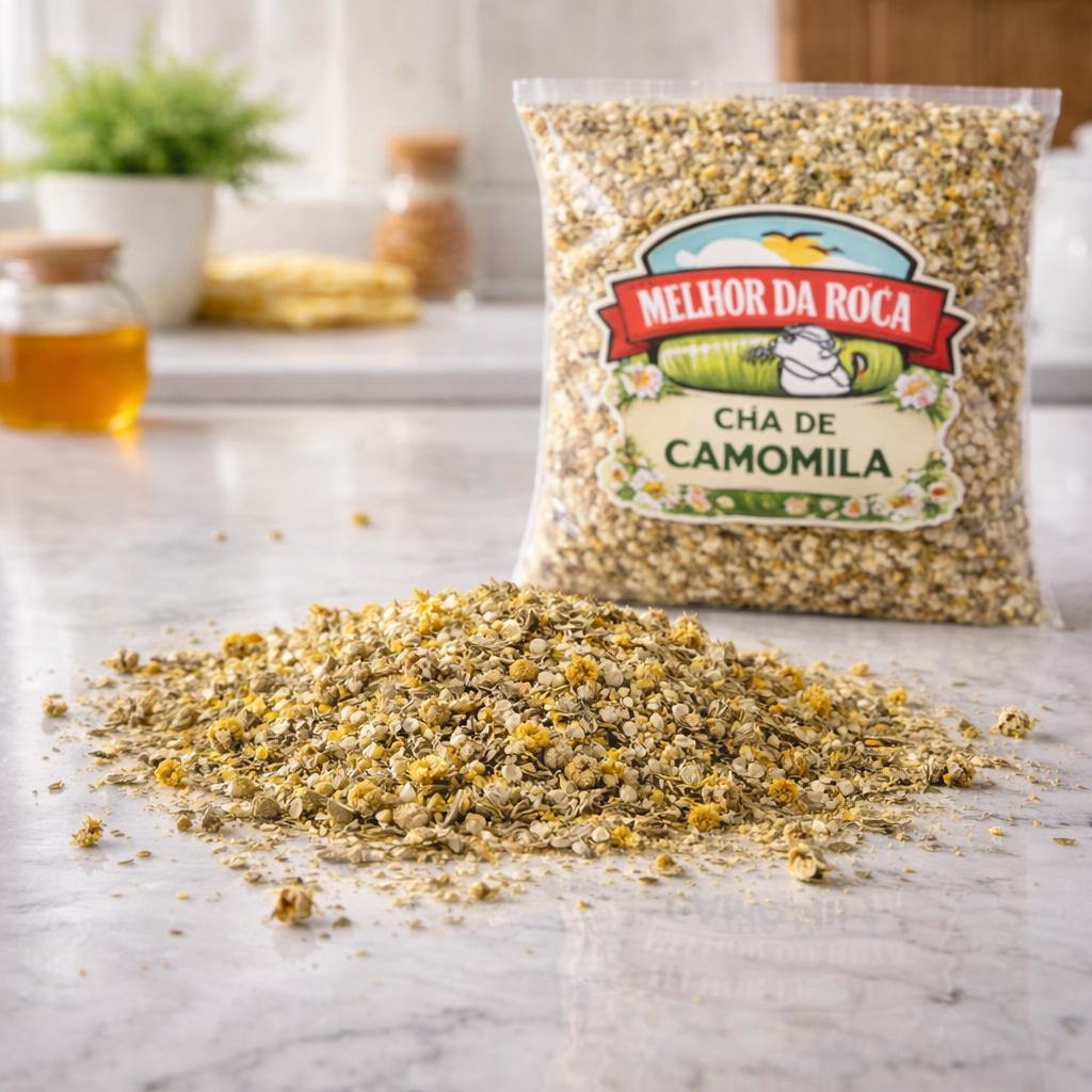 Chá Natural 300g Hortelã Camomila Erva-Doce Chá Calmante e Relaxante