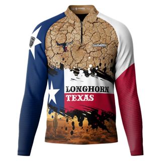 Camisa Camiseta Agro Longhorn Solo Texas com Proteção Solar UV50+ em Oferta na Shopee