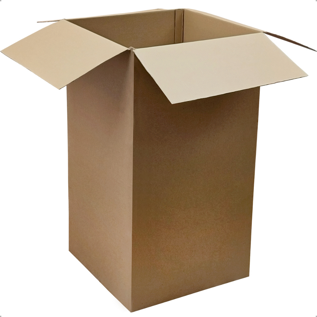 Caixa Grande De Papelão 50x50x90 - Kit 1un - 3un - 10un Para Mudanças e Doações Campanha do Agasalho