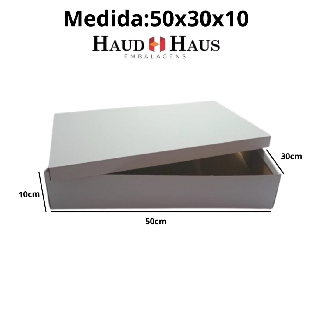 Kit 5 Caixas Grandes Para Roupas Sapato Bota 50x30x10