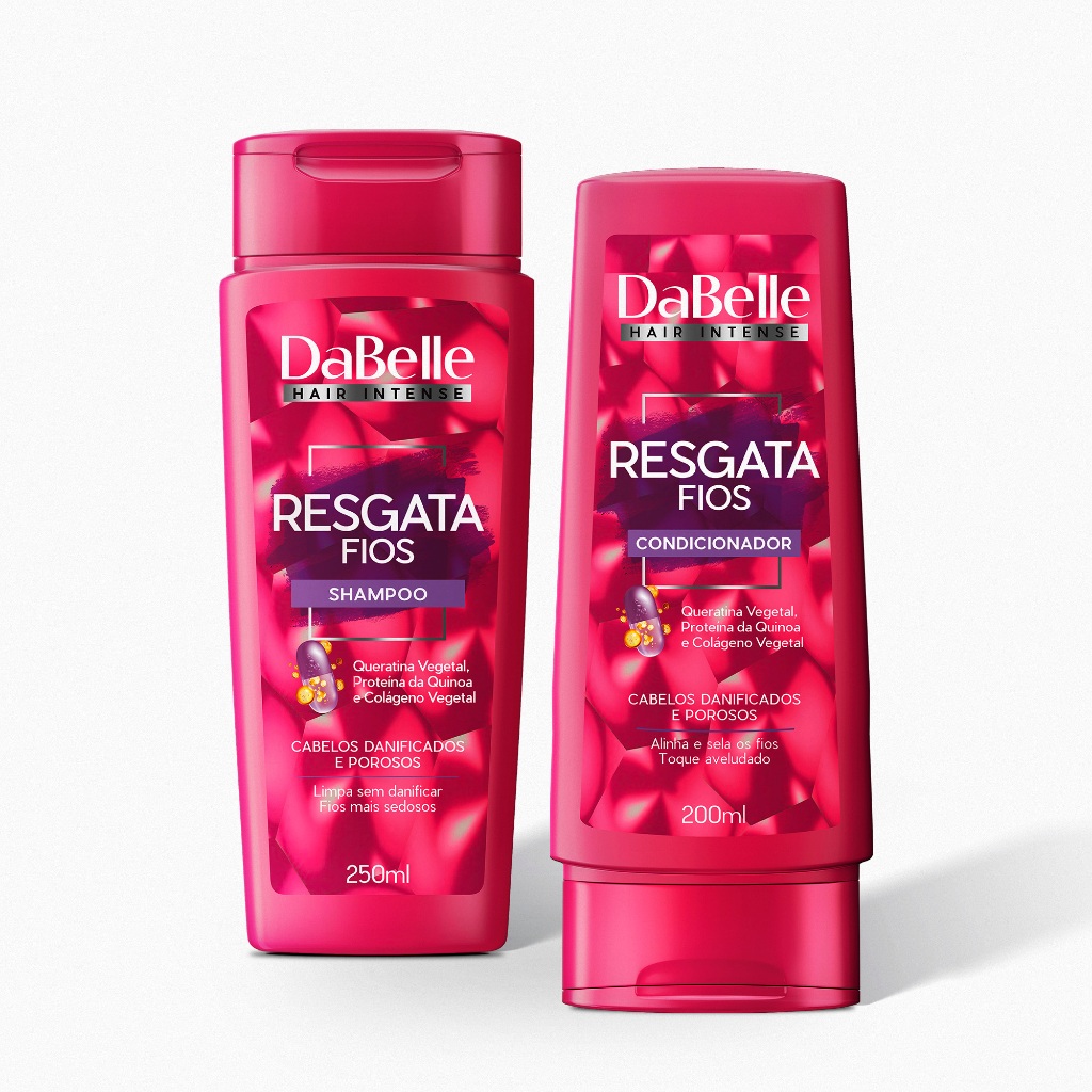 Kit Shampoo e Condicionador Resgata Fios - Dabelle Hair