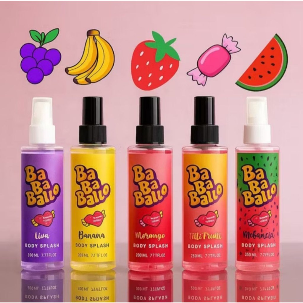 Body Splash 230ml Com Cheirinho de Frutas Promoção