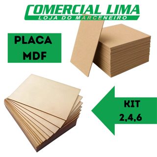 Kit 2 4 6 Un 60 x 90 Chapa  MDF Cru 3mm Para Quadros Decorativos Porta Retrato Artesanato Adesivar em Oferta na Shopee