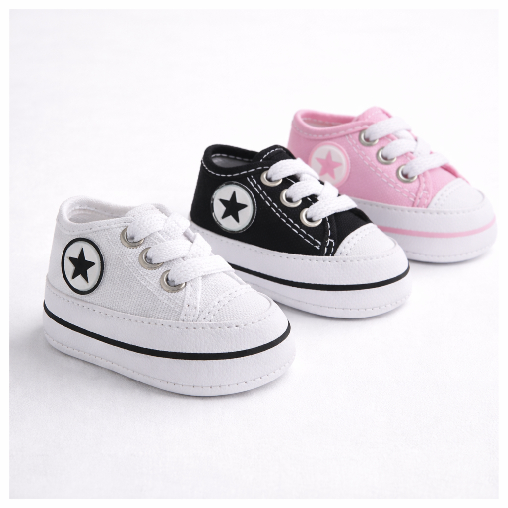 Tênis Bebê Casual Star Conforto Entrega Rápida Recém Nascido Macio Leve Primeiros Passos Promoção em Oferta na Shopee