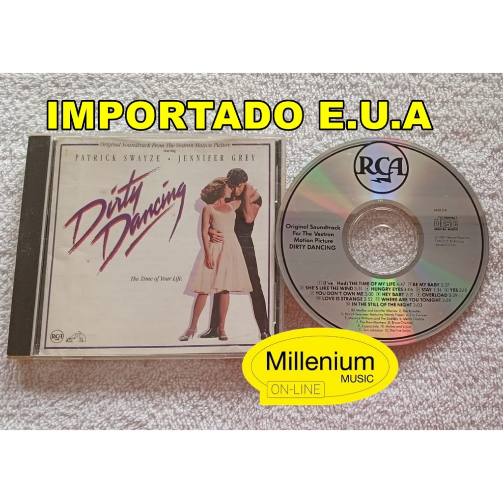CD Dirty Dancing (Ritmo Quente) Trilha Sonora Do Filme 1987 Importado E.U.A Original Gravadora Ótimo Estado