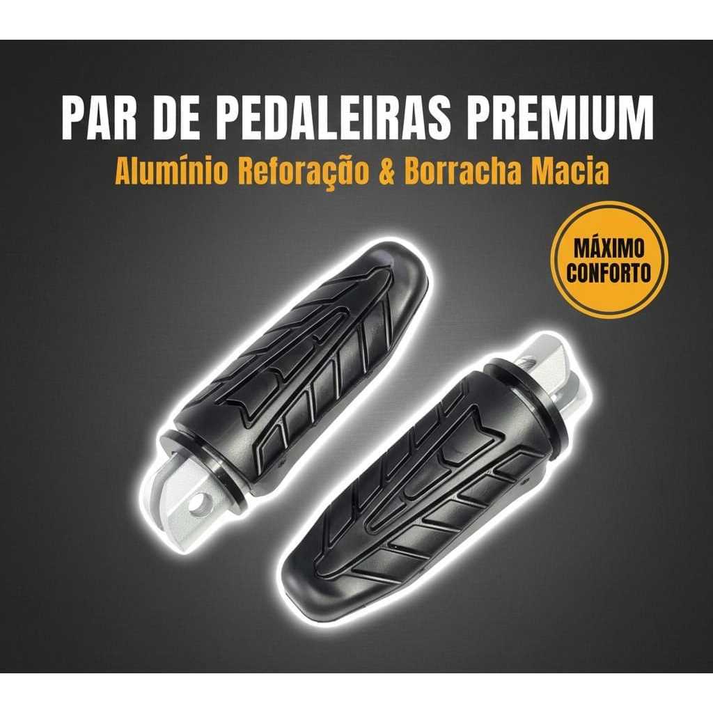 Pedaleira Traseira Par Cg 160 Titan Fan Start/cb Twister 16 Aluminior em Oferta na Shopee
