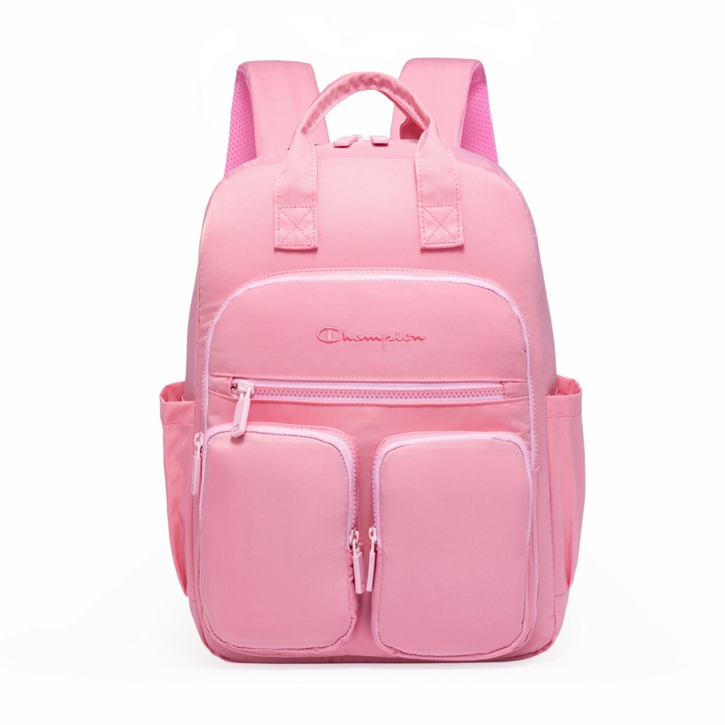 Mochila Champion Original Feminina Múltiplos Bolsos Rosa