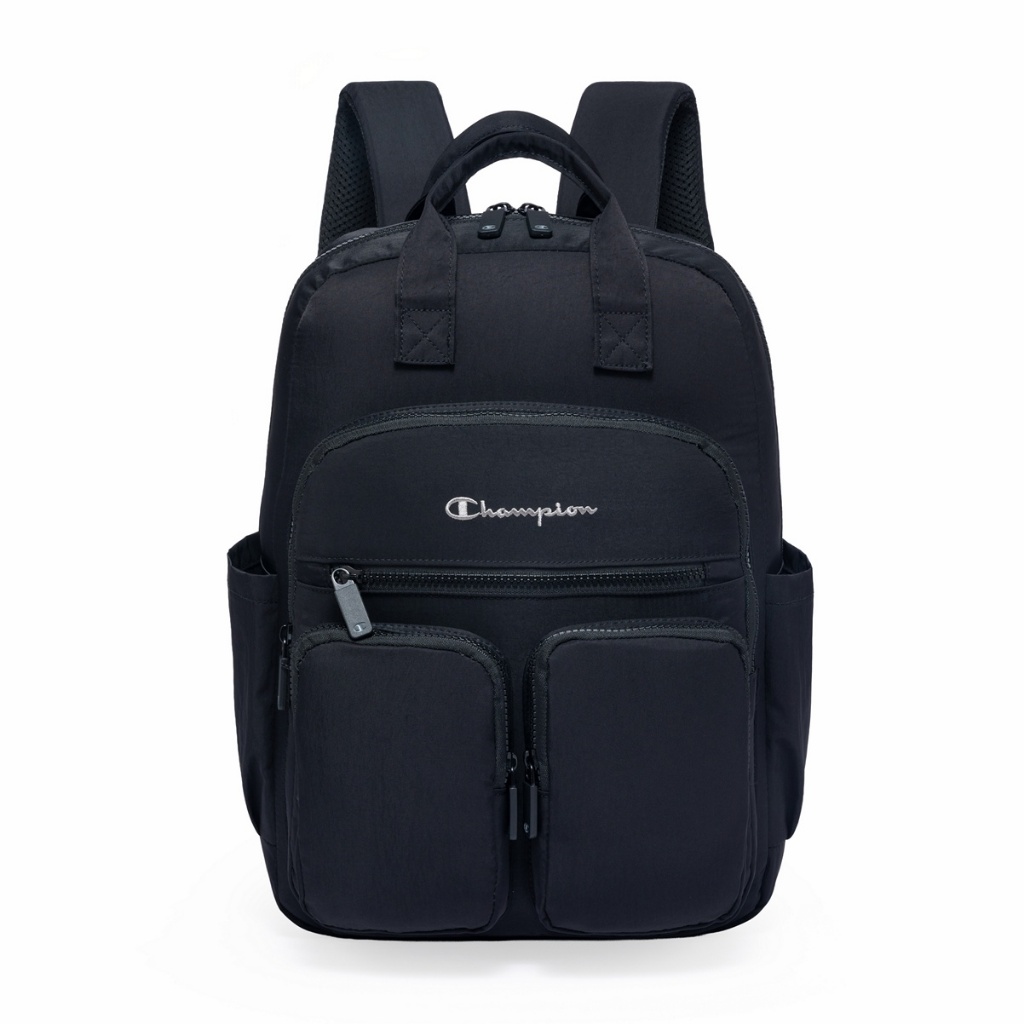 Mochila Champion Original Masculina Preta Múltiplos Bolsos