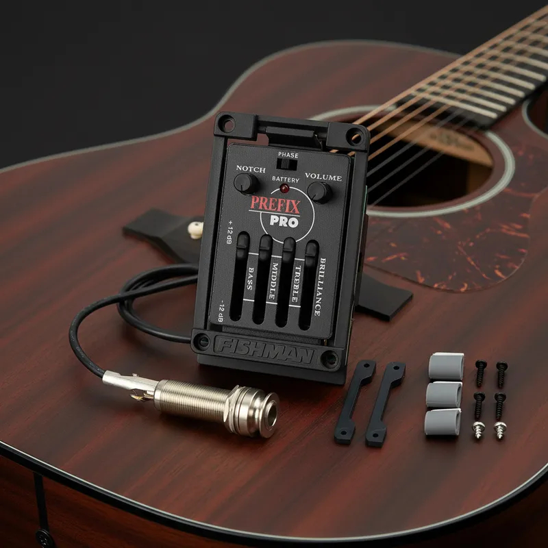 Pré Equalizador Fishman Prefix Pro Amplificador MANP01-Nylon